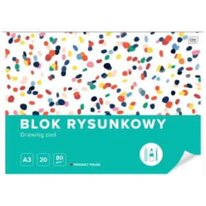 blok rysunkowy a3 biały