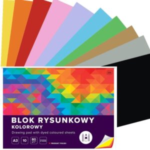 blok rysunkowy kolorowy a3
