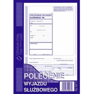 polecenie wyjazdu służbowego