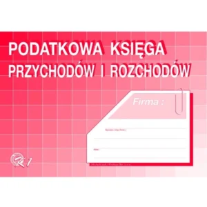 podatkowa księga przychodów i rozchodów a4