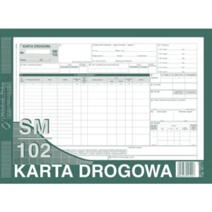 karta drogowa sm/102
