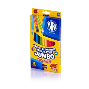 kredki ołówkowe astra jumbo