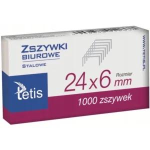 zszywki biurowe tetis