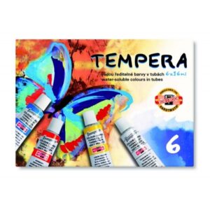 farby tempera 6 kolorów