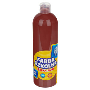 farba szkolna plakatowa brązowa